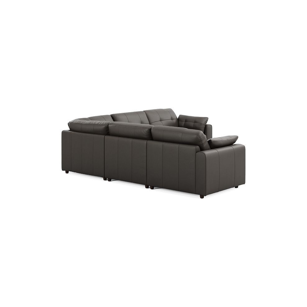 Marley 5 Seat Modular Corner Sofa in Oslo Storm Leather - Group 3 2