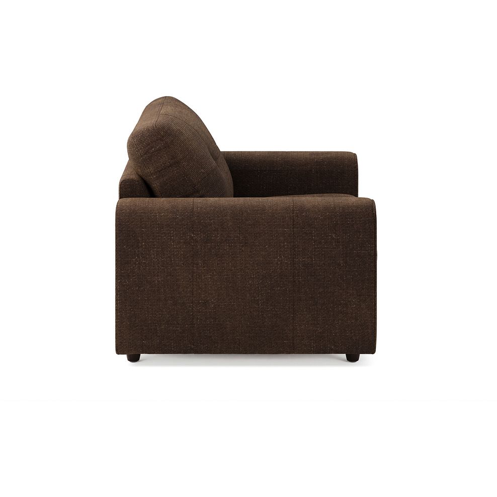 Marley Armchair in  Lila Chocolate Fabric 4