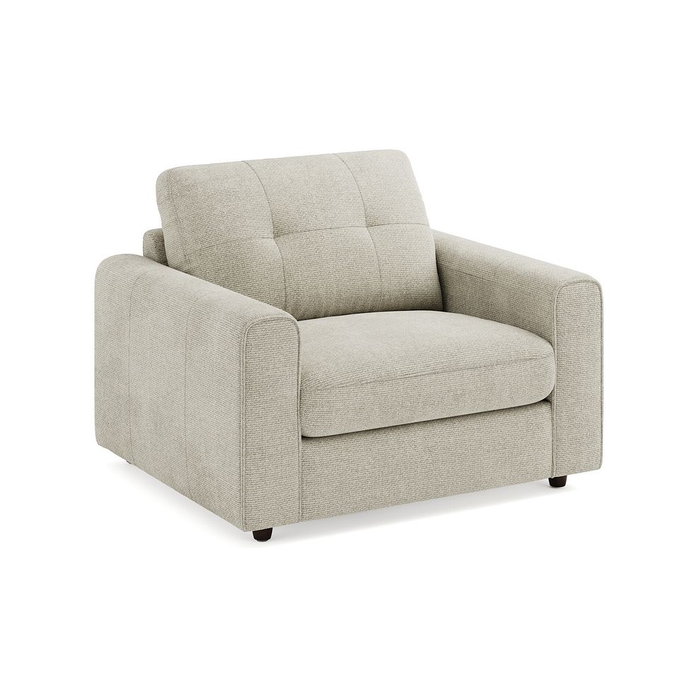 Marley Armchair in  Lila Ivory Fabric 1