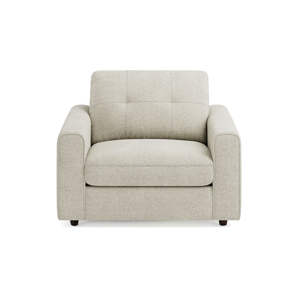 Marley Armchair in  Lila Ivory Fabric 3