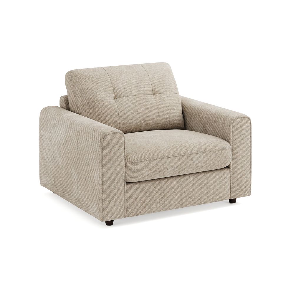 Marley Armchair in  Lila Natural Fabric 1