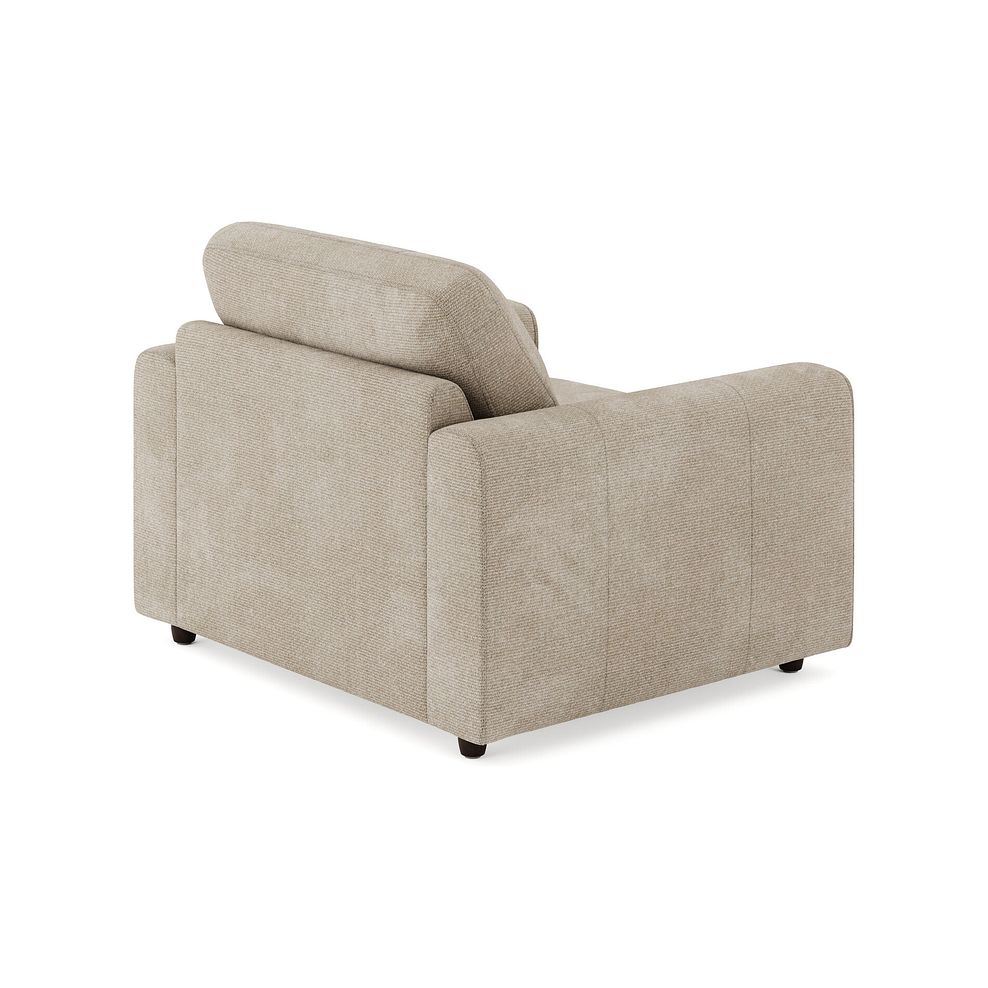 Marley Armchair in  Lila Natural Fabric 2