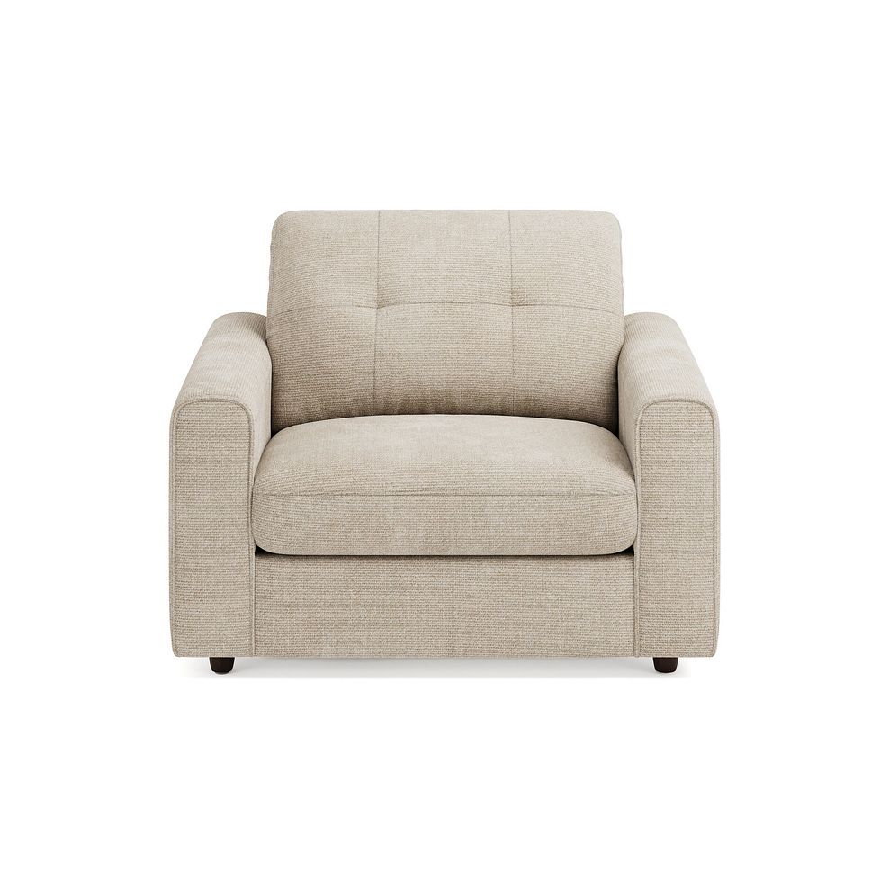 Marley Armchair in  Lila Natural Fabric 3