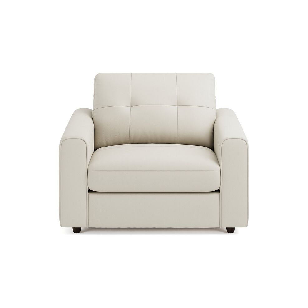 Marley Armchair in  Oslo Bone China Leather 3