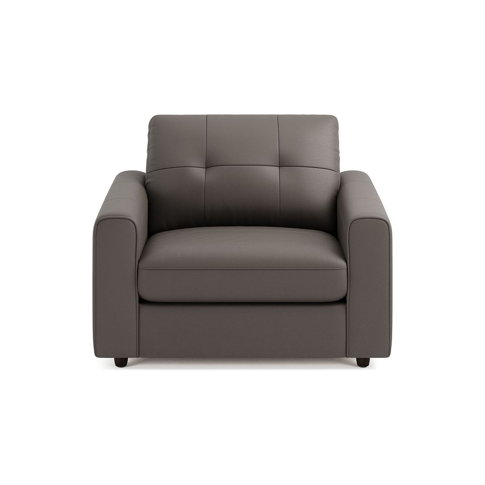 Marley Armchair in  Oslo Elephant Grey Leather 3