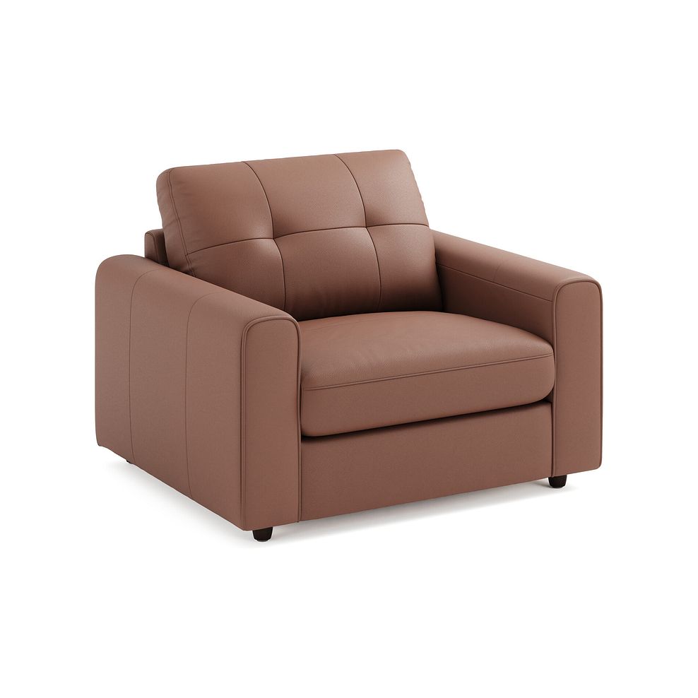 Marley Armchair in  Oslo Mocha Mouse Leather 1