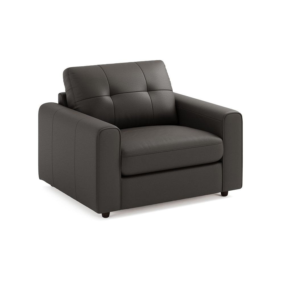Marley Armchair in  Oslo Storm Leather 1