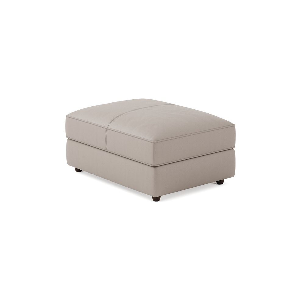 Marley Footstool in  Oslo Oyster Leather 1