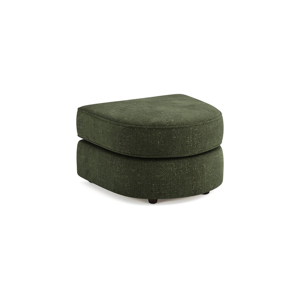 Marley Half Moon Footstool in  Lila Pine Fabric 1