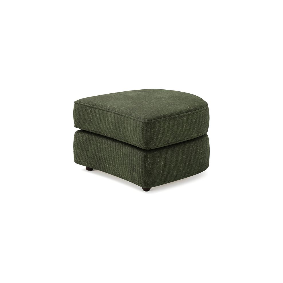 Marley Half Moon Footstool in  Lila Pine Fabric 2