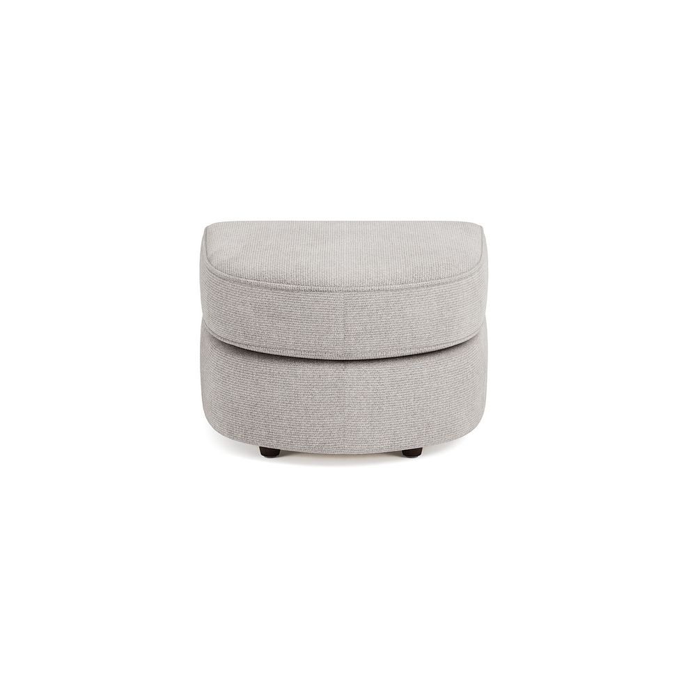 Marley Half Moon Footstool in  Lila Stone Fabric 3