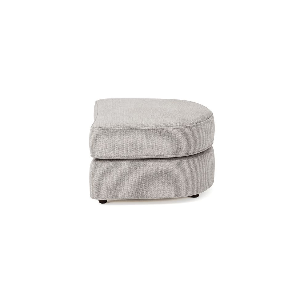 Marley Half Moon Footstool in  Lila Stone Fabric 4