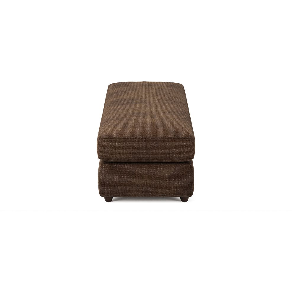 Marley Large Fender Footstool in  Lila Chocolate Fabric 4