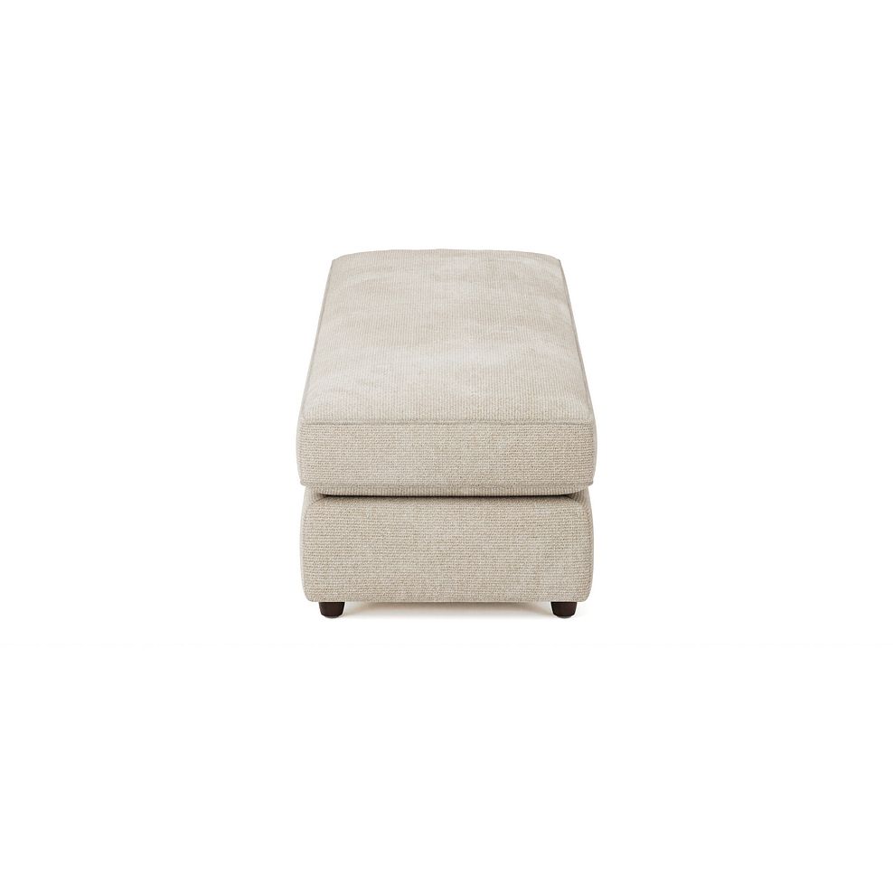 Marley Large Fender Footstool in  Lila Natural Fabric 4