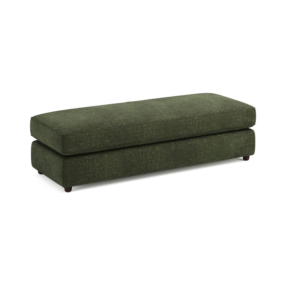 Marley Large Fender Footstool in  Lila Pine Fabric 1