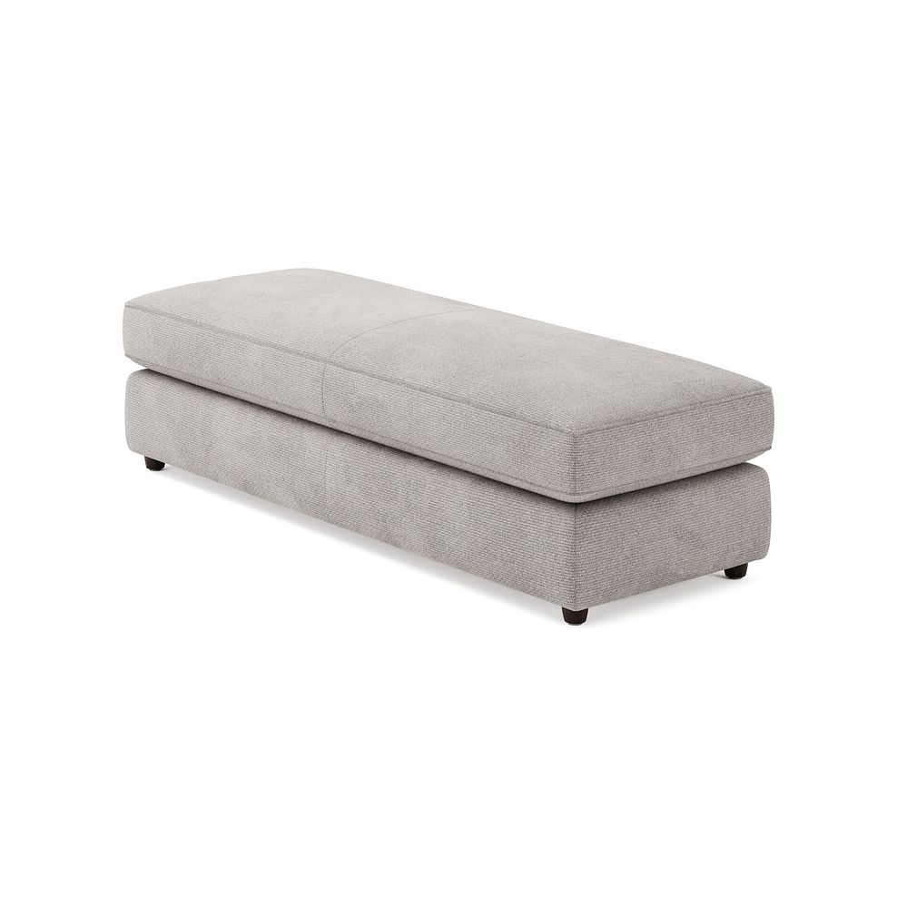 Marley Large Fender Footstool in  Lila Stone Fabric 2