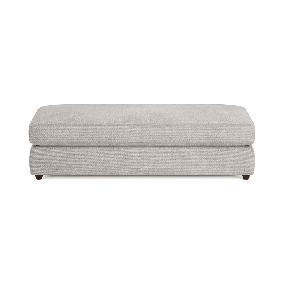 Marley Large Fender Footstool in  Lila Stone Fabric 3