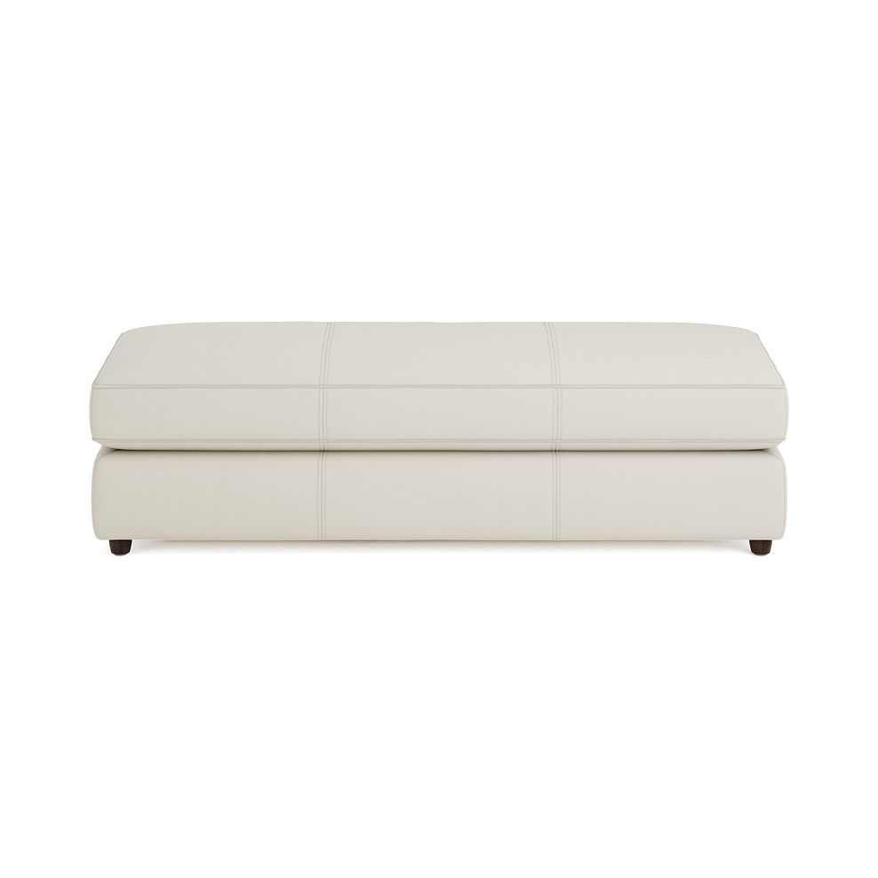 Marley Large Fender Footstool in  Oslo Bone China Leather 3