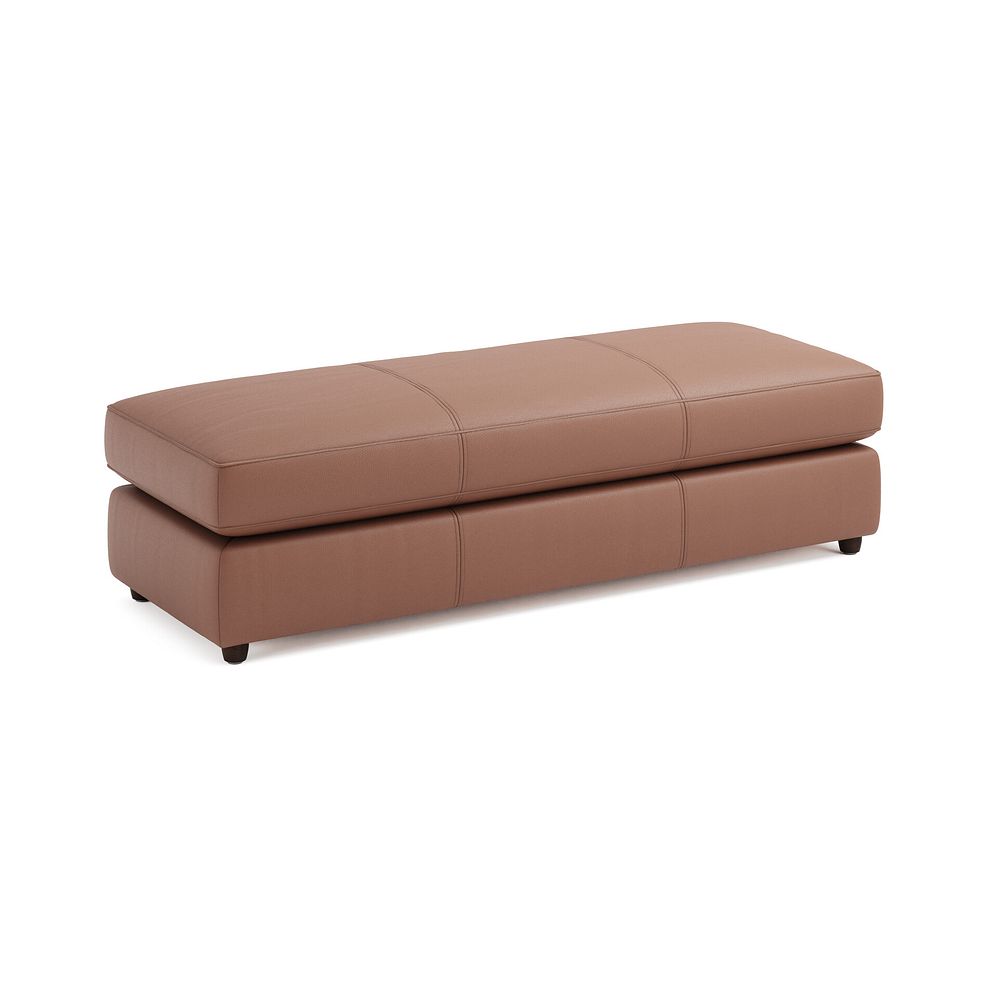 Marley Large Fender Footstool in  Oslo Mocha Mouse Leather 1
