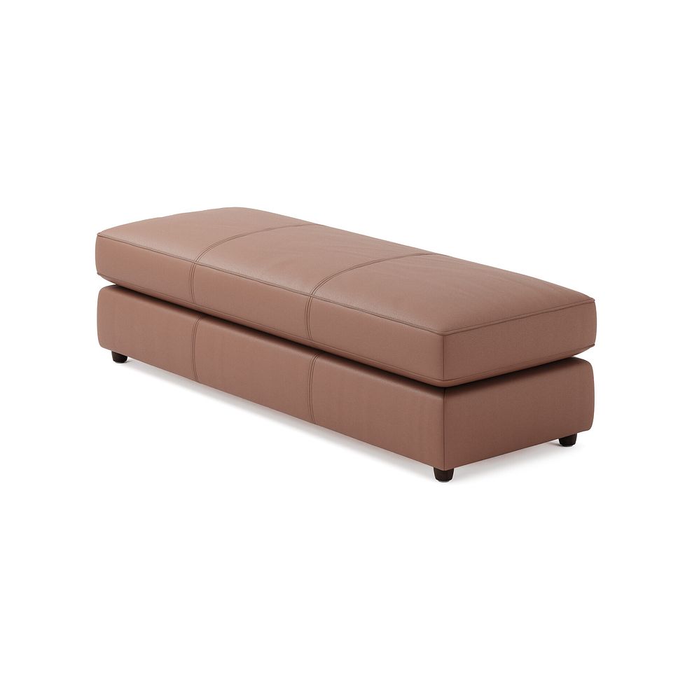 Marley Large Fender Footstool in  Oslo Mocha Mouse Leather 2