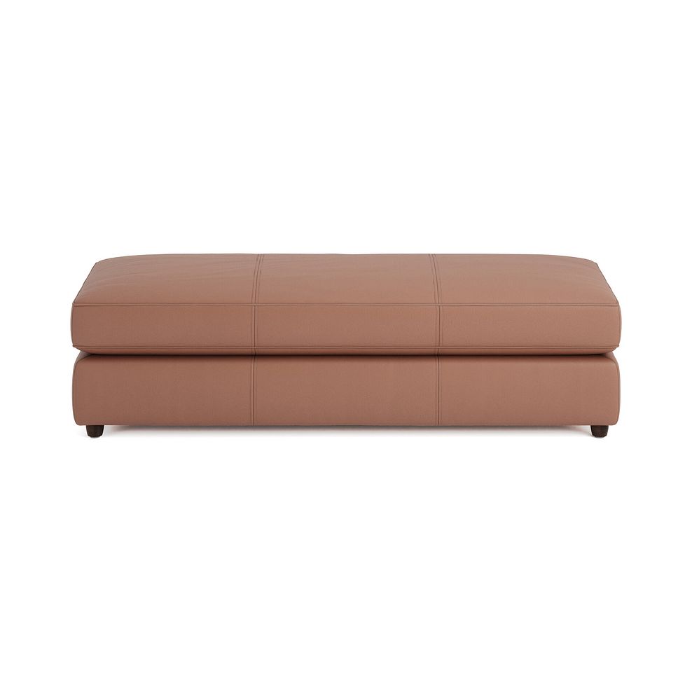 Marley Large Fender Footstool in  Oslo Mocha Mouse Leather 3