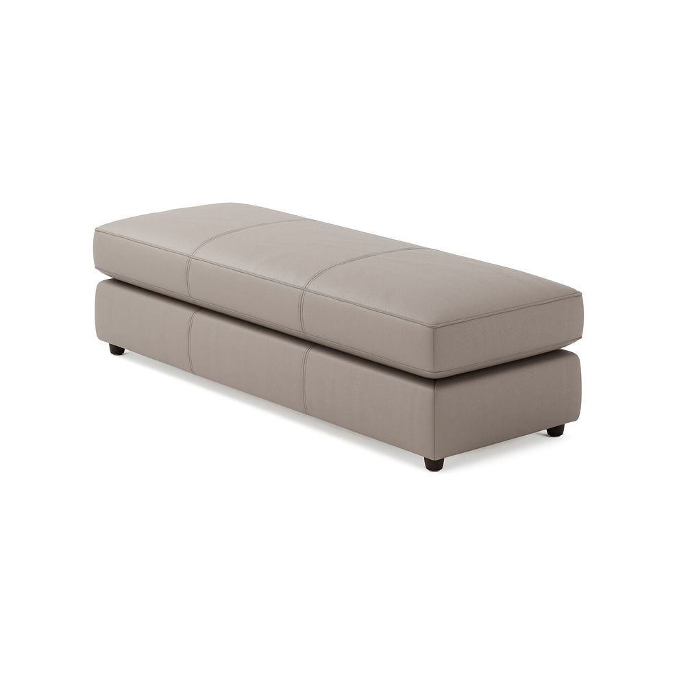 Marley Large Fender Footstool in  Oslo Oyster Leather 2
