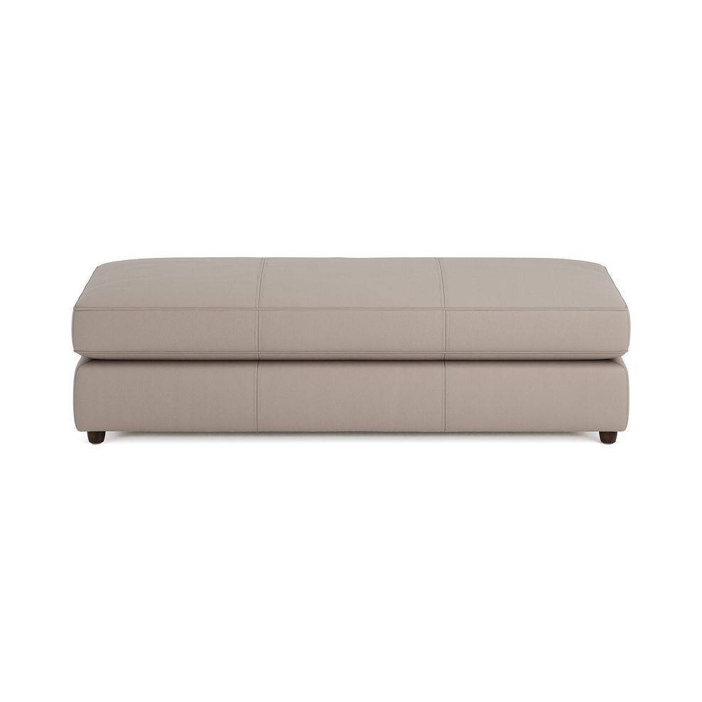 Marley Large Fender Footstool in  Oslo Oyster Leather 3