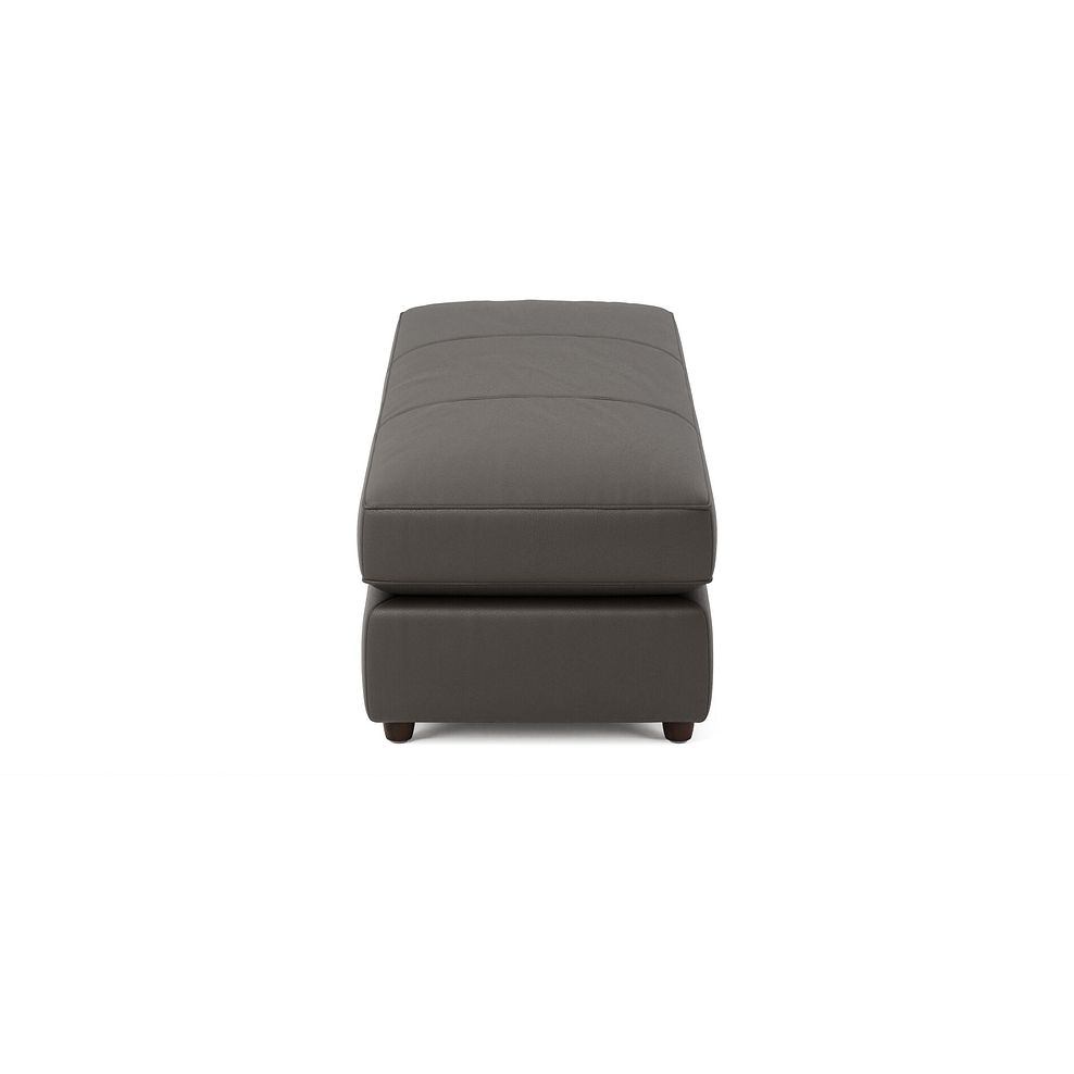 Marley Large Fender Footstool in  Oslo Storm Leather 4