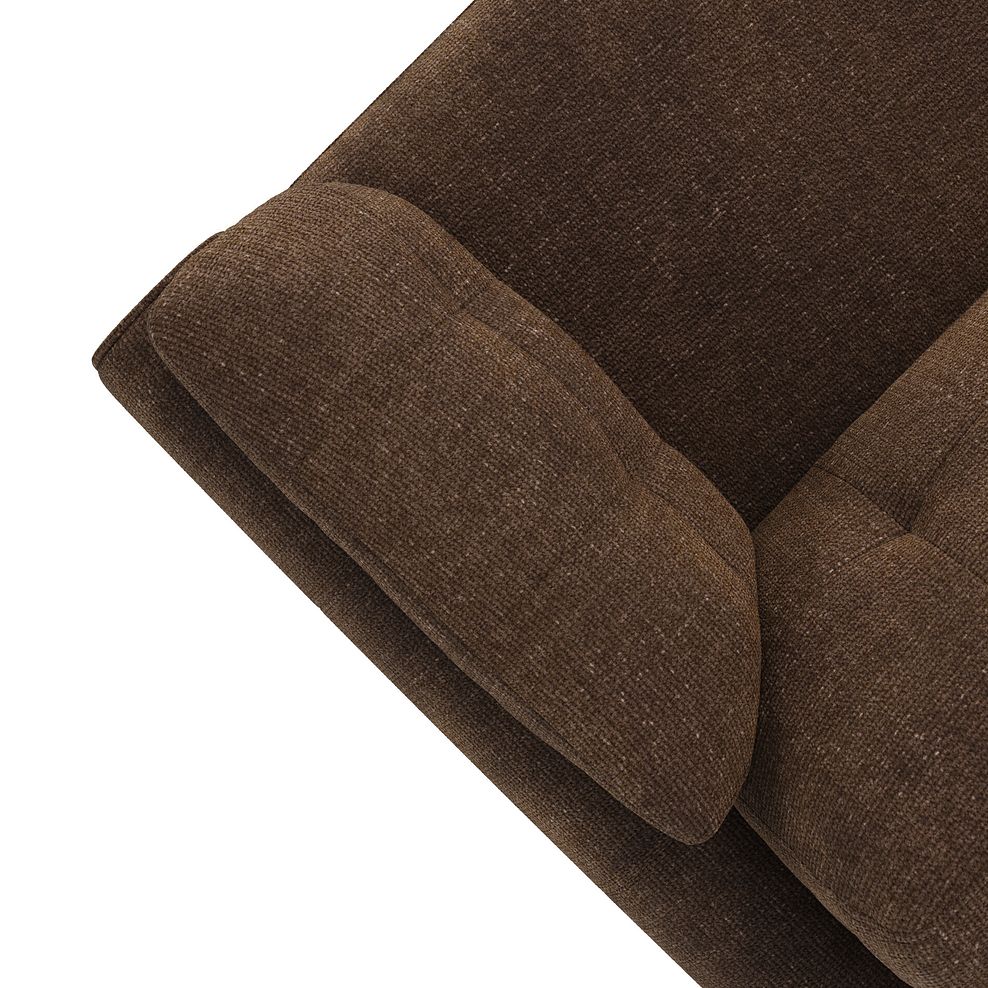 Marley Large U-Shape Modular Corner Sofa in Lila Chocolate Fabric - Group 11 10