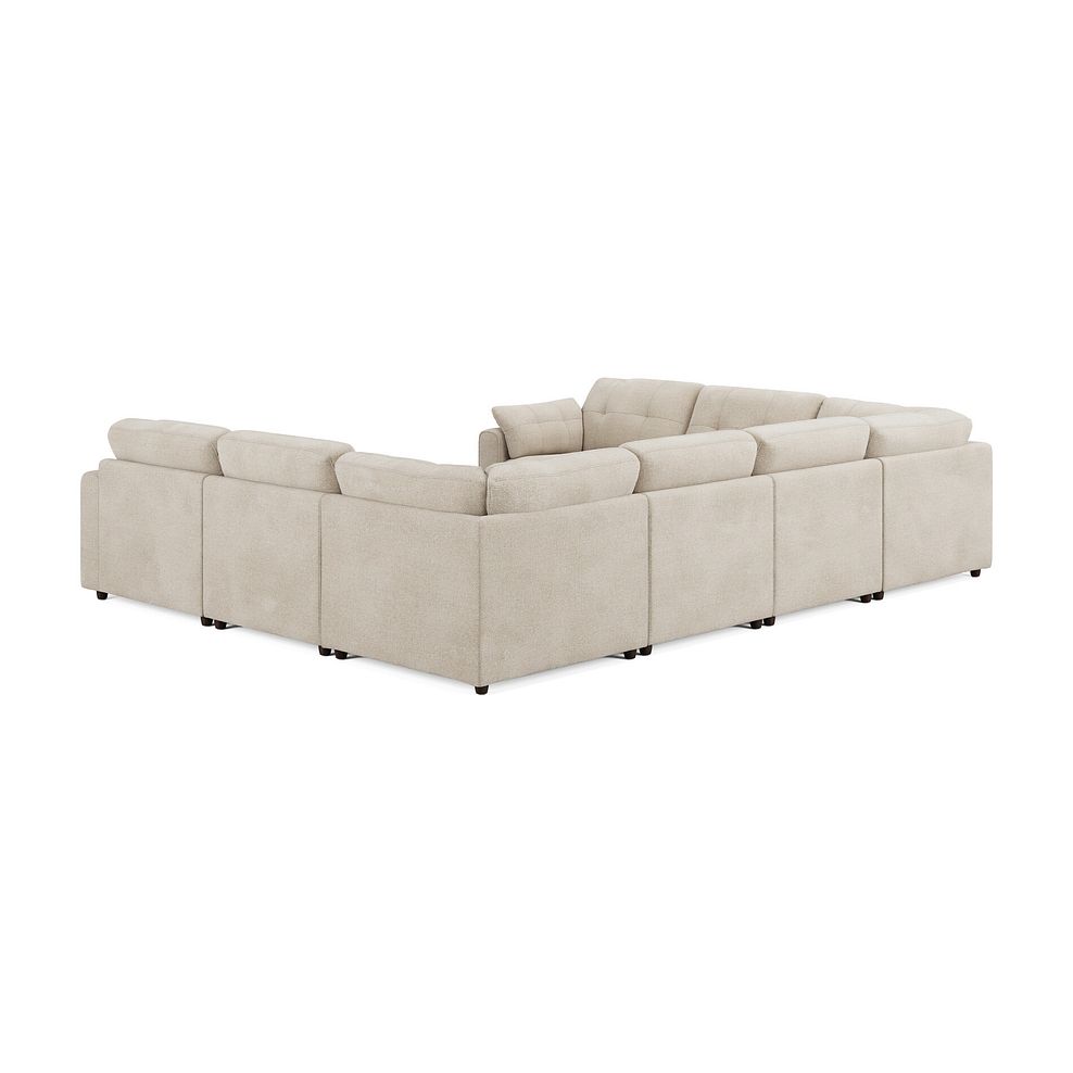 Marley Large U-Shape Modular Corner Sofa in Lila Natural Fabric - Group 11 2