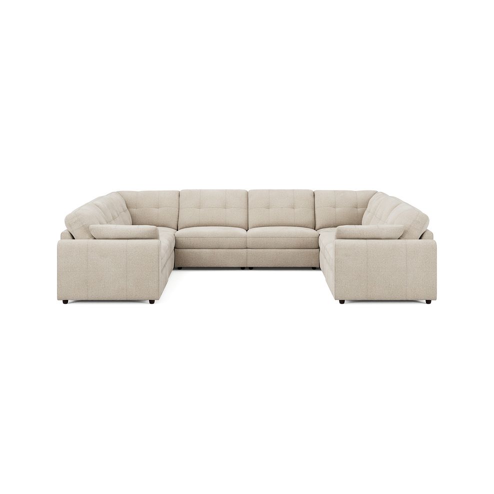 Marley Large U-Shape Modular Corner Sofa in Lila Natural Fabric - Group 11 3
