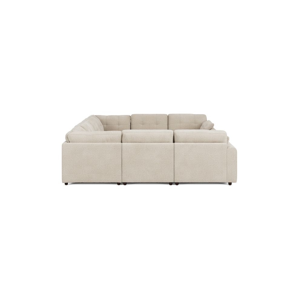 Marley Large U-Shape Modular Corner Sofa in Lila Natural Fabric - Group 11 4