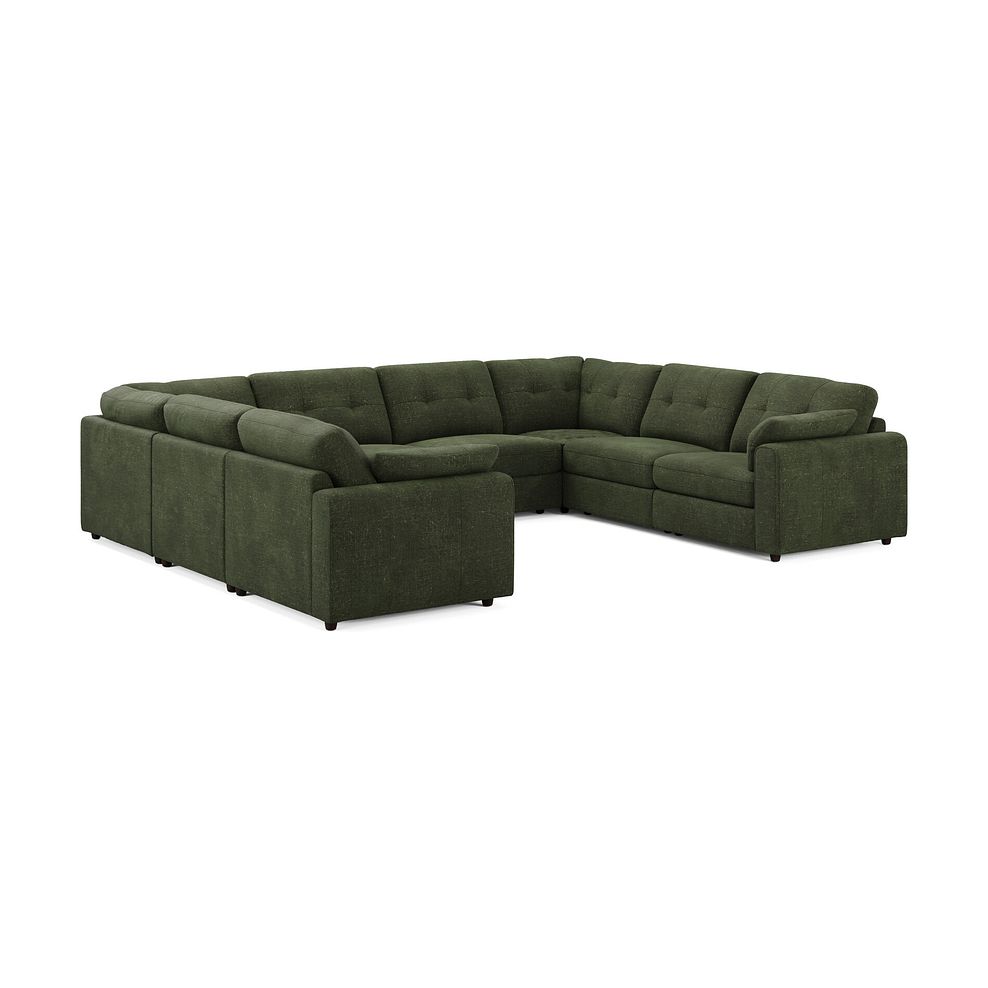 Marley Large U-Shape Modular Corner Sofa in Lila Pine Fabric - Group 11 1
