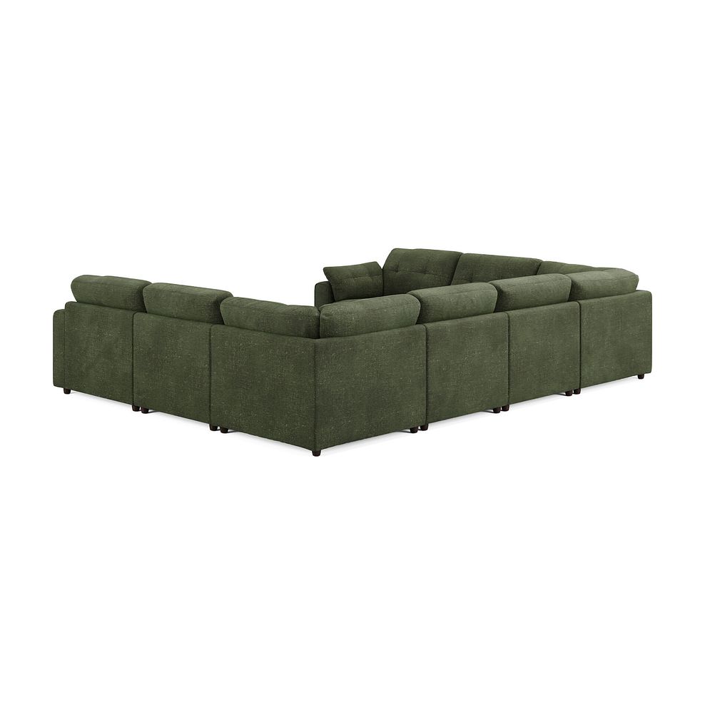 Marley Large U-Shape Modular Corner Sofa in Lila Pine Fabric - Group 11 2