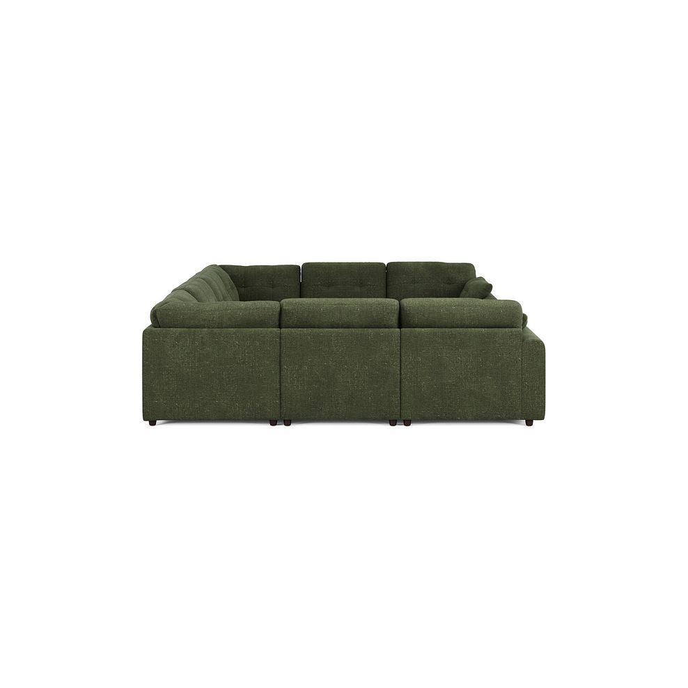 Marley Large U-Shape Modular Corner Sofa in Lila Pine Fabric - Group 11 4