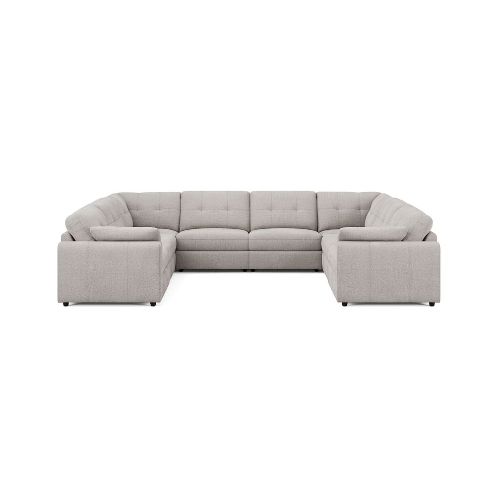 Marley Large U-Shape Modular Corner Sofa in Lila Stone Fabric - Group 11 3