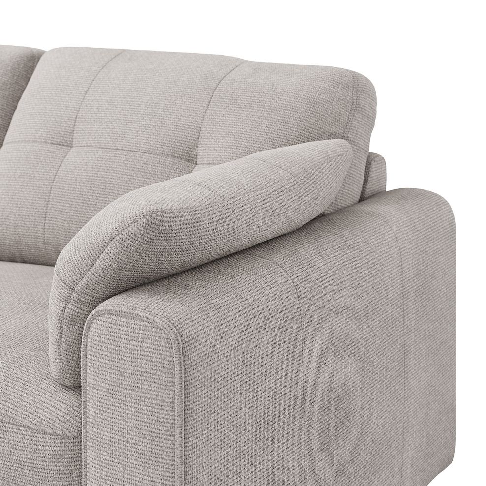 Marley Large U-Shape Modular Corner Sofa in Lila Stone Fabric - Group 11 6