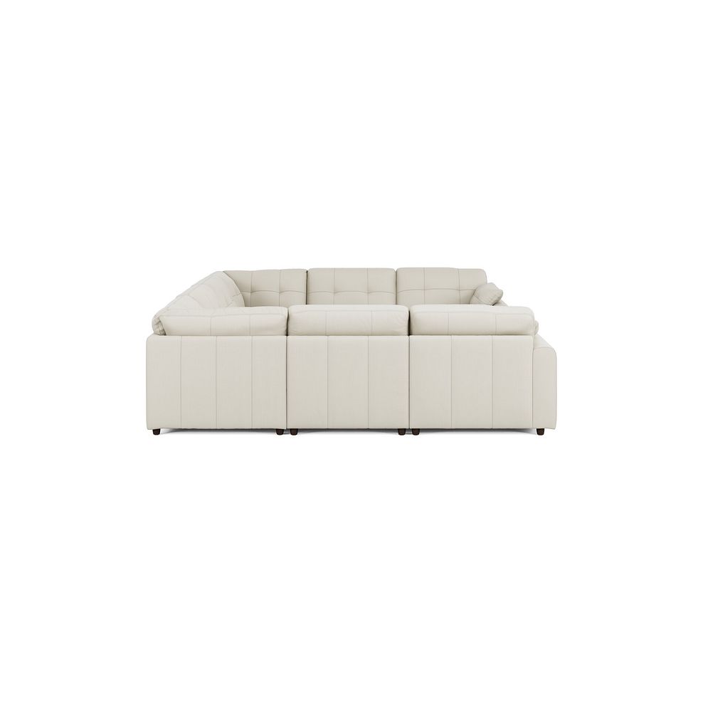 Marley Large U-Shape Modular Corner Sofa in Oslo Bone China Leather - Group 11 3
