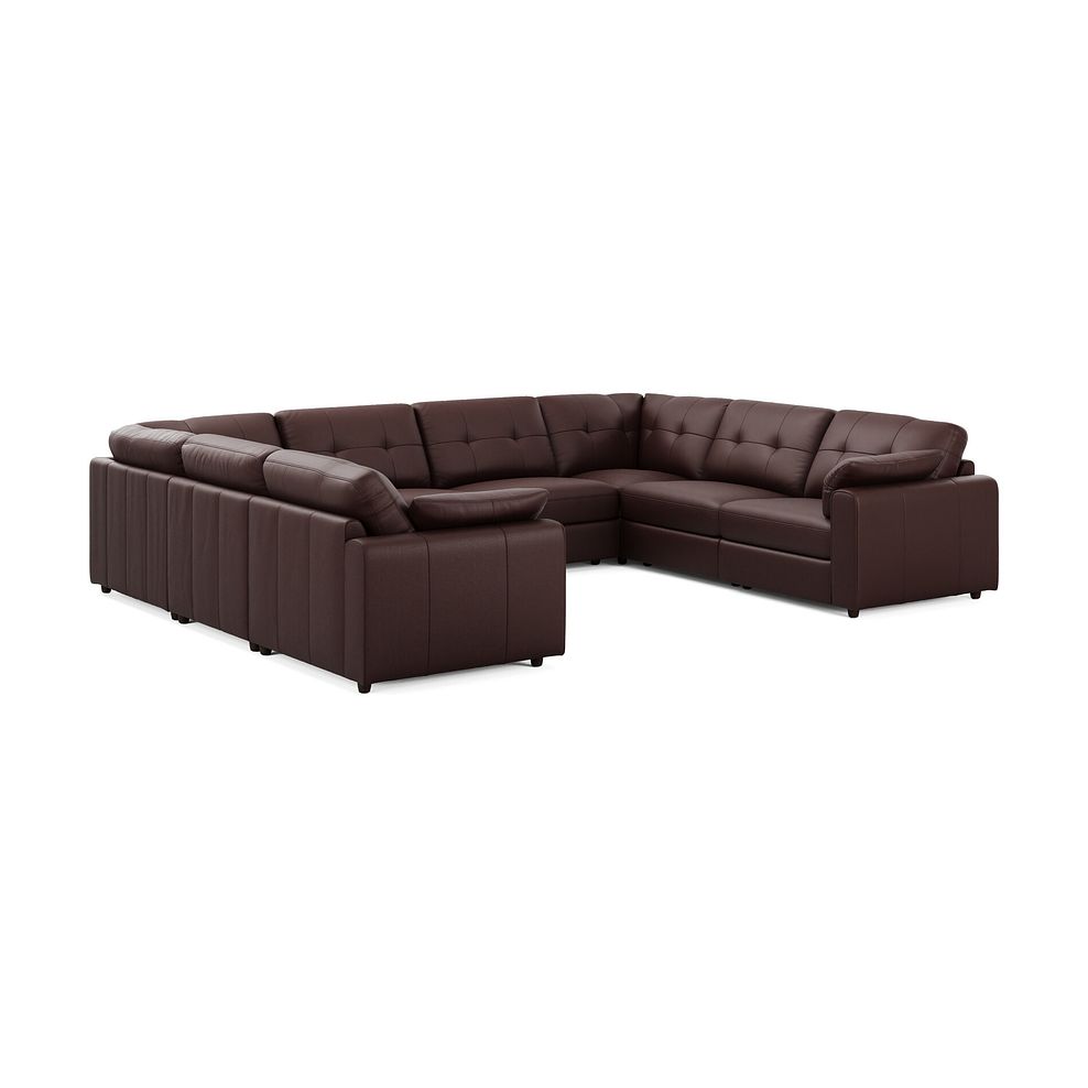 Marley Large U-Shape Modular Corner Sofa in Oslo Chestnut Leather - Group 11 1