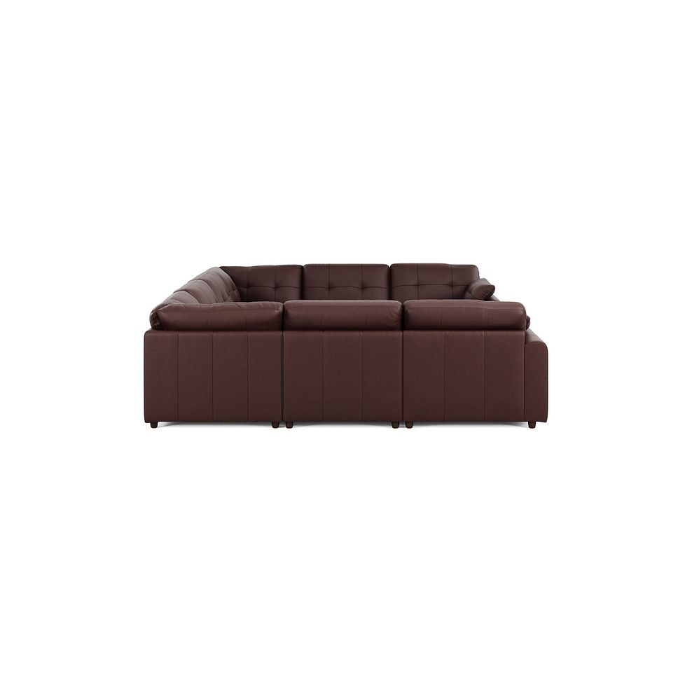 Marley Large U-Shape Modular Corner Sofa in Oslo Chestnut Leather - Group 11 4