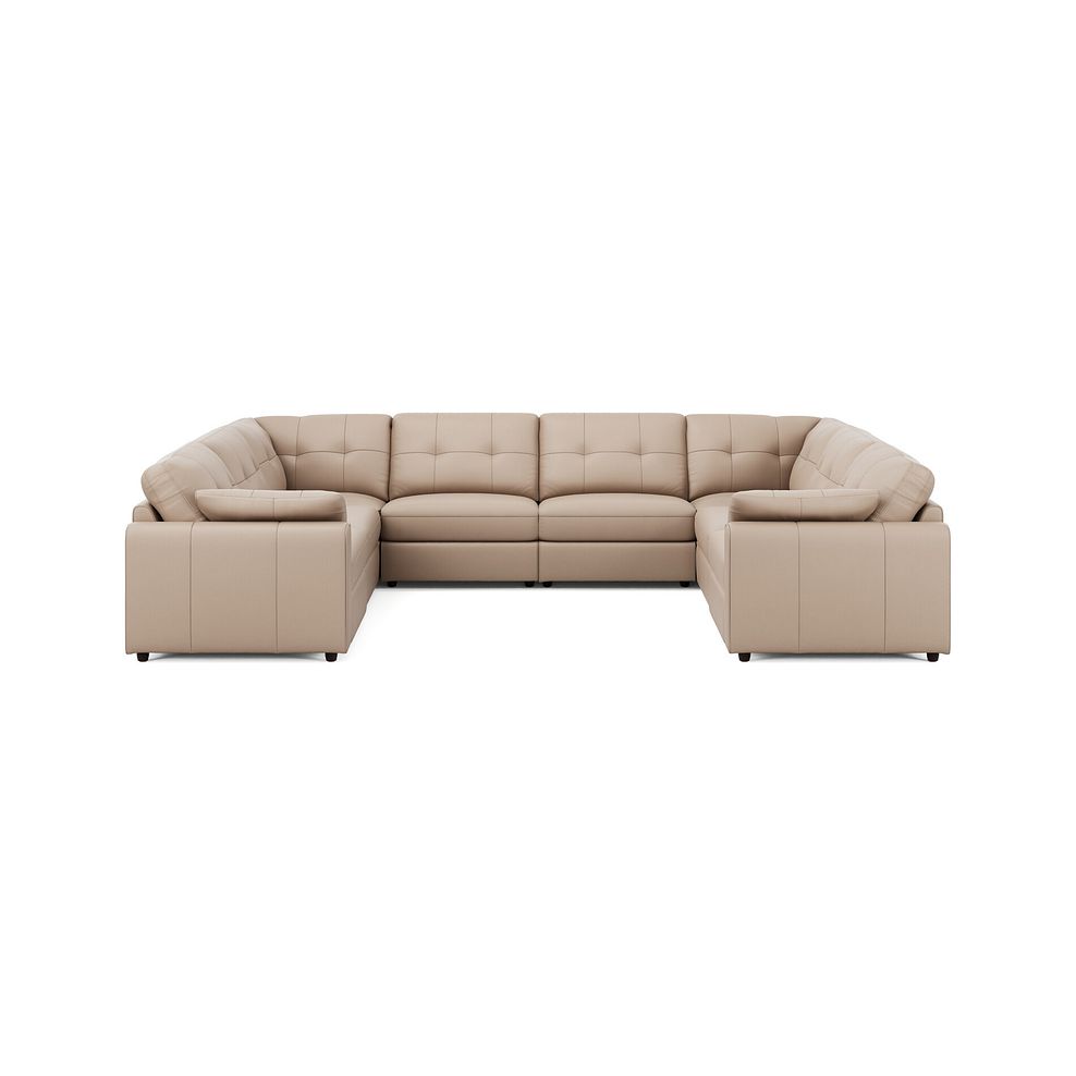Marley Large U-Shape Modular Corner Sofa in Oslo Mushroom Leather - Group 11 2