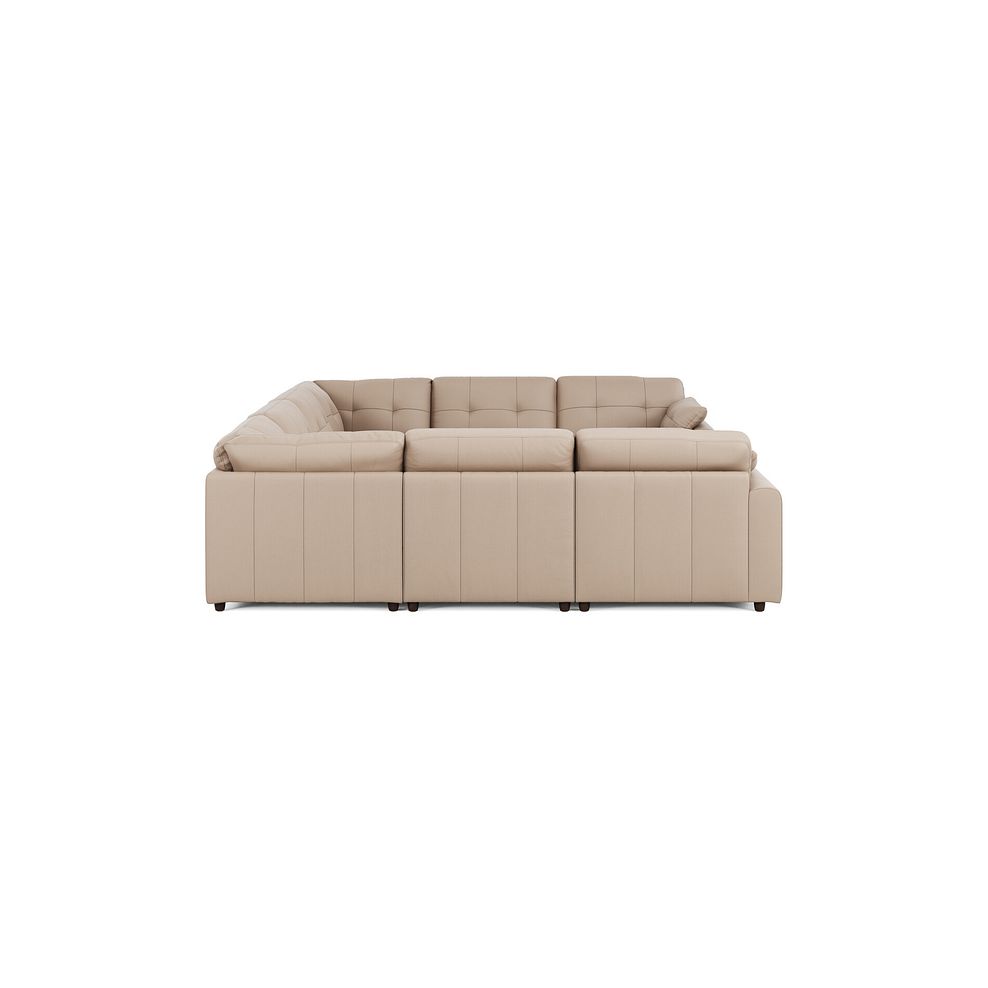 Marley Large U-Shape Modular Corner Sofa in Oslo Mushroom Leather - Group 11 4