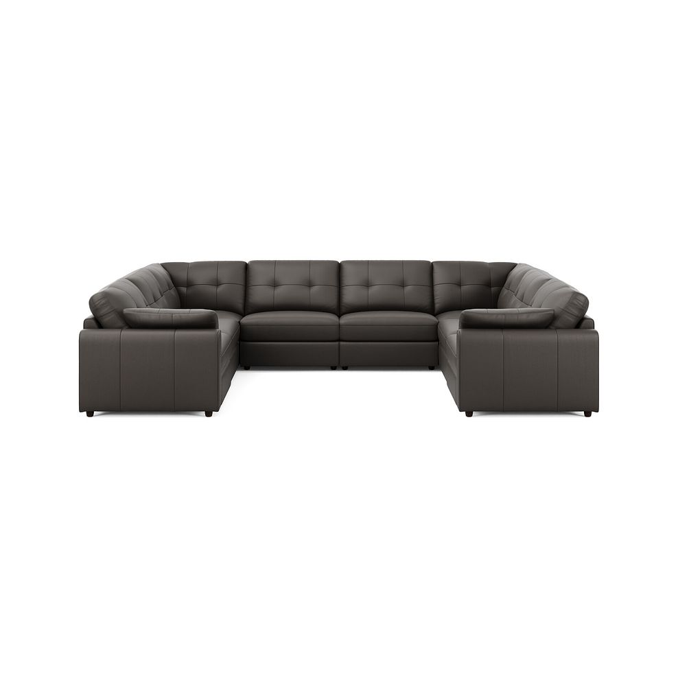 Marley Large U-Shape Modular Corner Sofa in Oslo Storm Leather - Group 11 2