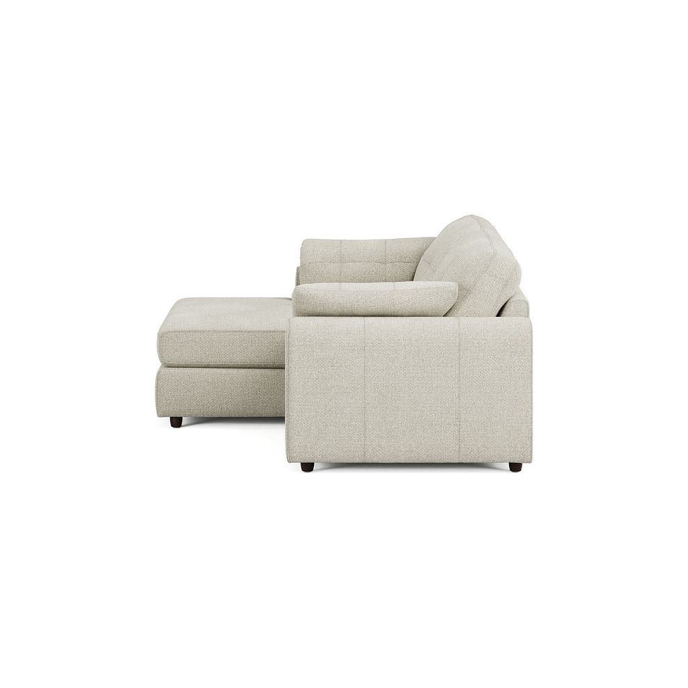 Marley Modular 2 Seater Left Hand Compact Chaise Sofa in Lila Ivory Fabric - Group 12 4