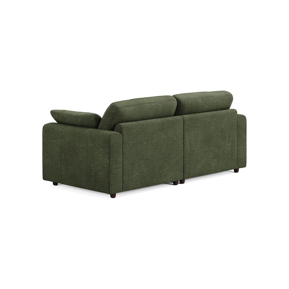 Marley Modular 2 Seater Left Hand Compact Chaise Sofa in Lila Pine Fabric - Group 12 2
