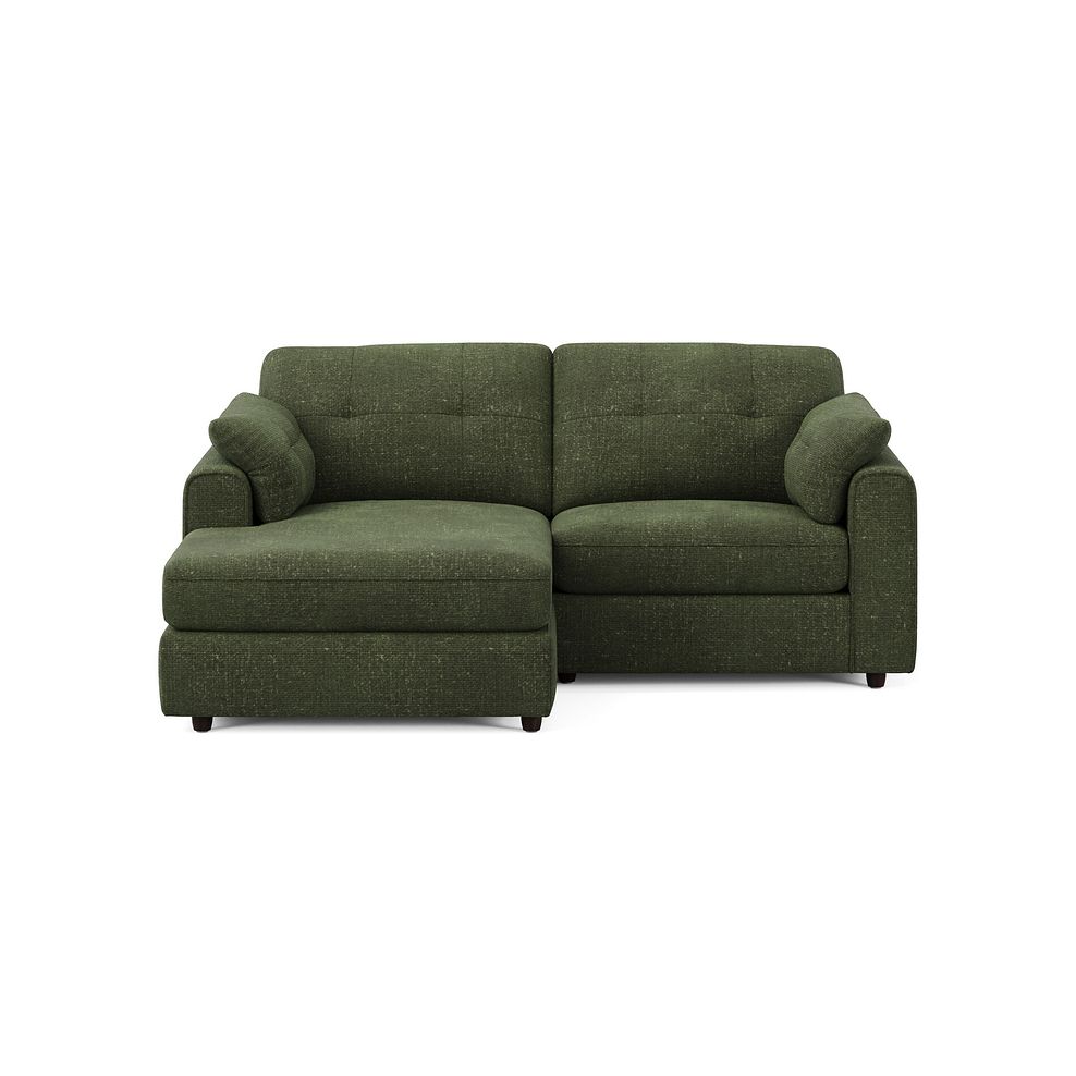 Marley Modular 2 Seater Left Hand Compact Chaise Sofa in Lila Pine Fabric - Group 12 3