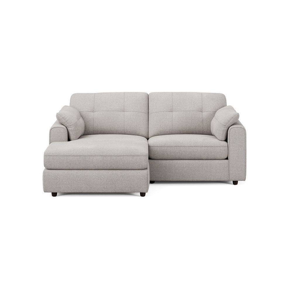Marley Modular 2 Seater Left Hand Compact Chaise Sofa in  Lila Stone Fabric - Group 12 3