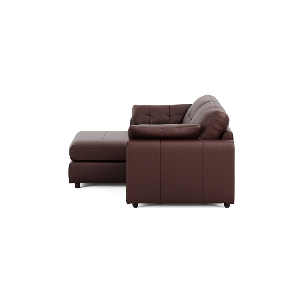 Marley Modular 2 Seater Left Hand Compact Chaise Sofa in Oslo Chestnut Leather - Group 12 4