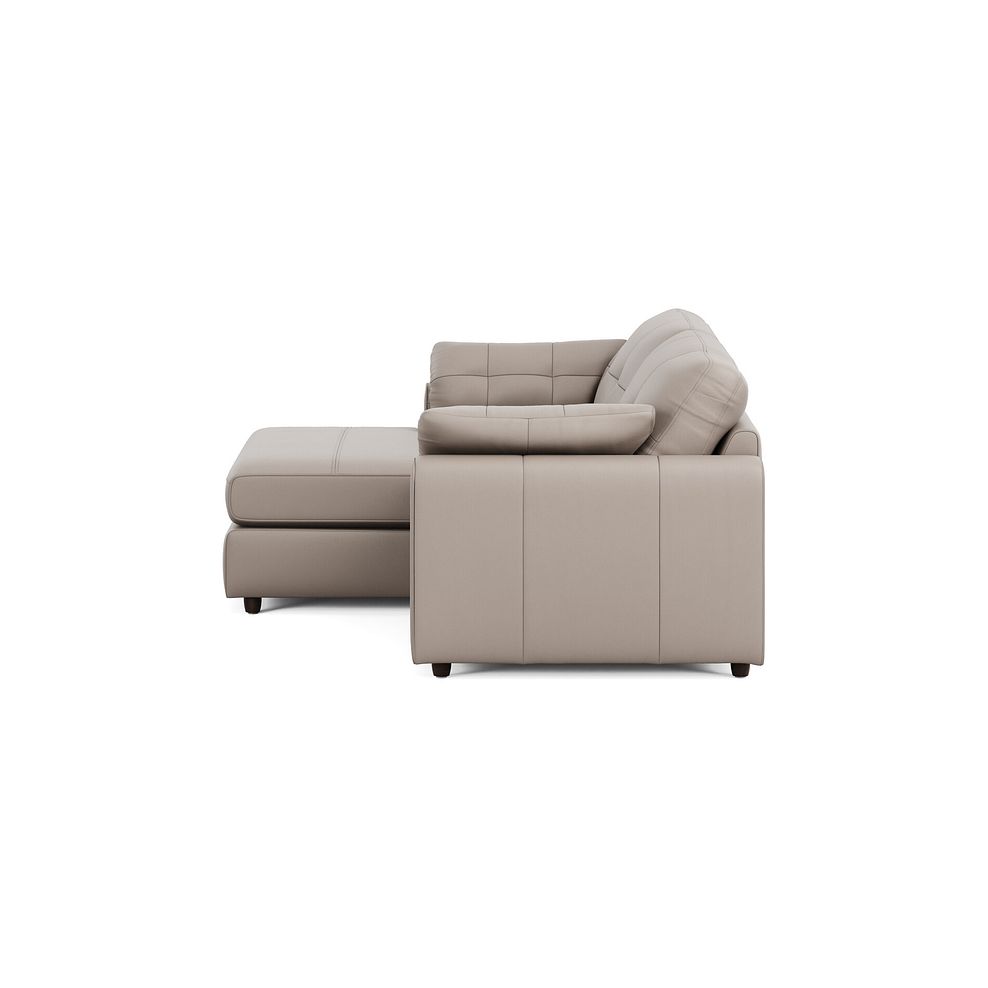 Marley Modular 2 Seater Left Hand Compact Chaise Sofa in Oslo Oyster Leather - Group 12 4