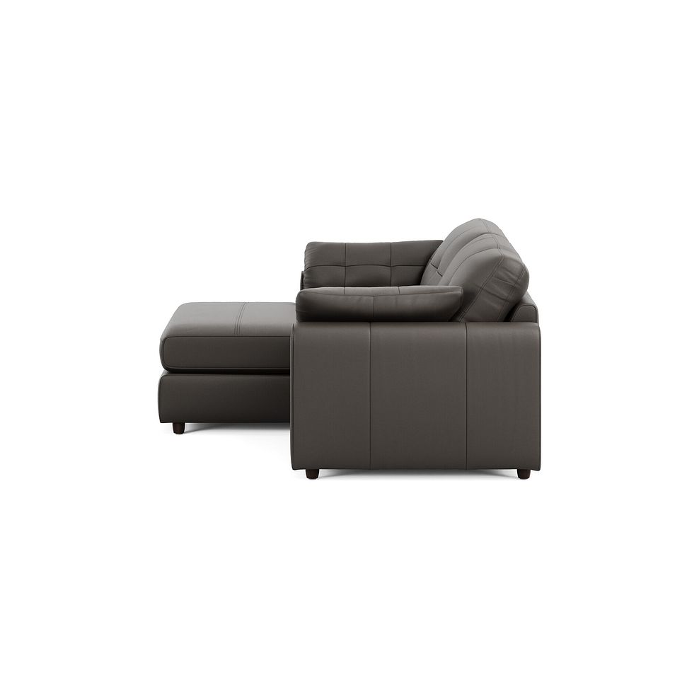 Marley Modular 2 Seater Left Hand Compact Chaise Sofa in Oslo Storm Leather - Group 12 4